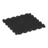 Aufsicht auf die Unterseite, also die Bodenseite von WARCO-Formteil 3330 - Fitness Skyddsmatta HD im Format 1000 x 1000 x 30 mm.