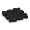 Aufsicht auf die Unterseite, also die Bodenseite von WARCO-Formteil 3180 - Utomhus trallplatta im Format 500 x 500 x 60 mm.