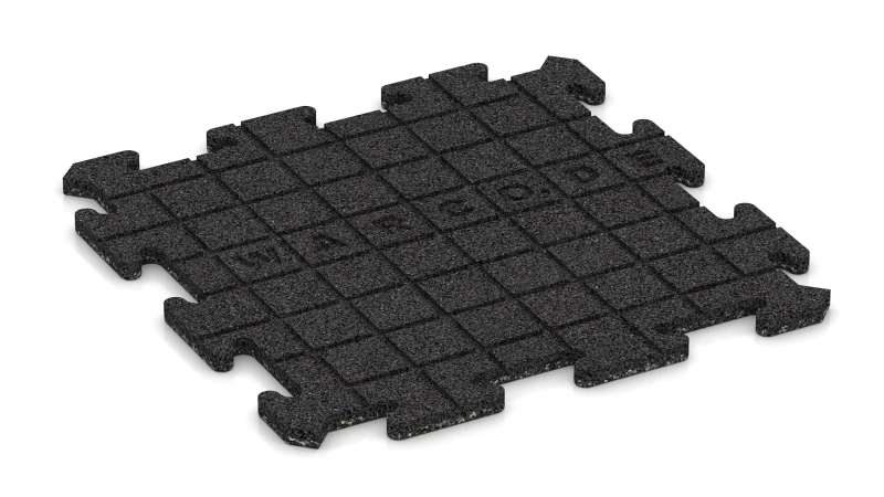 Dräneringsspår i kvadratisk struktur – 4 mm djupa