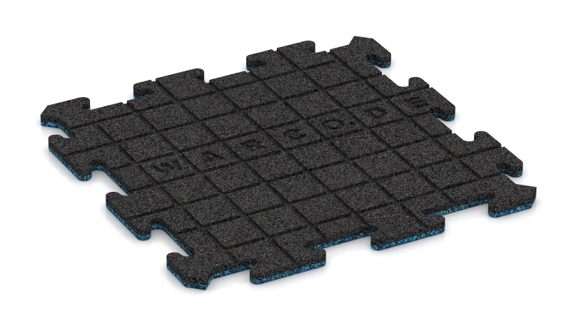 Dräneringsspår i kvadratisk struktur – 4 mm djupa