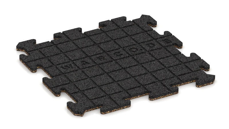 Dräneringsspår i kvadratisk struktur – 4 mm djupa