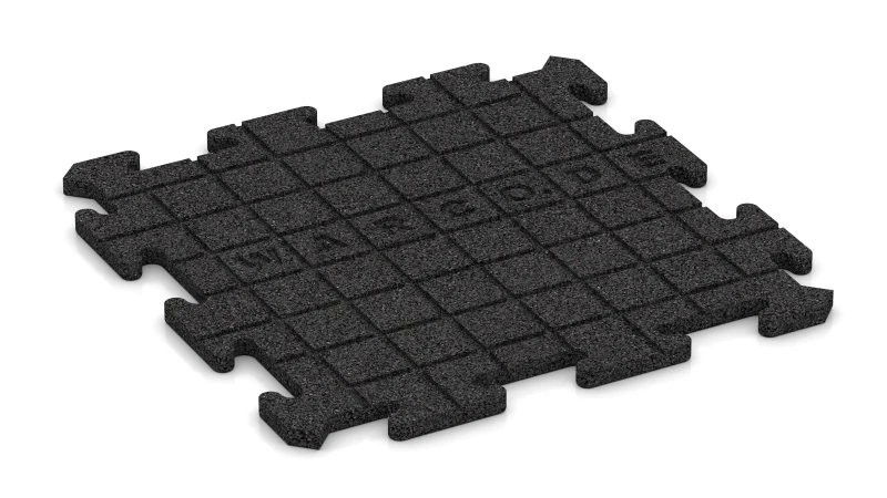 Dräneringsspår i kvadratisk struktur – 4 mm djupa