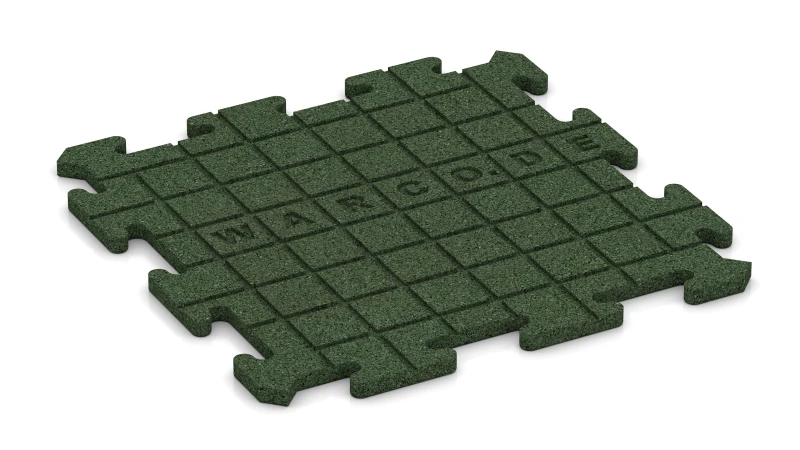 Dräneringsspår i kvadratisk struktur – 4 mm djupa