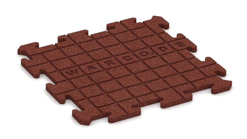 Dräneringsspår i kvadratisk struktur – 4 mm djupa