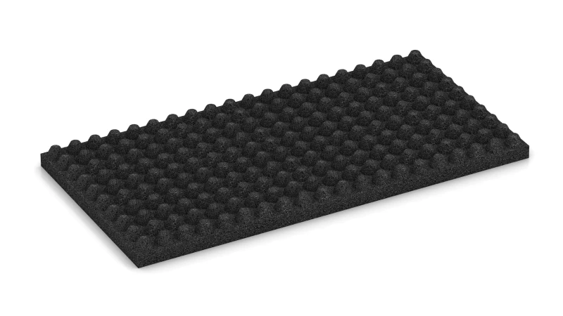 Struktur av 23 mm höga avkapade koner