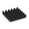 Aufsicht auf die Unterseite, also die Bodenseite von WARCO-Formteil 5639 - Fallskyddsmattor 10 cm - EN 1177 ≤ 300 cm im Format 500 x 500 x 100 mm.