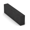 Aufsicht auf die Unterseite, also die Bodenseite von WARCO-Formteil 7028 - Gummiblocksteg av gummigranulat im Format 100 x 30 x 15 cm.