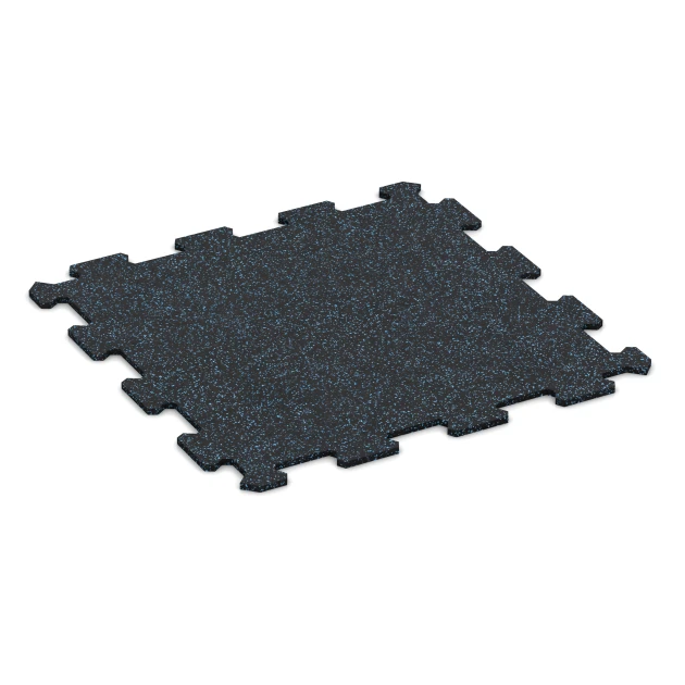 Aufsicht auf die Unterseite, also die Bodenseite von WARCO-Formteil 0917 - Fitnessgolv Kompakt im Format 485 x 485 x 8 mm | 0,235 m².