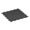 Aufsicht auf die Unterseite, also die Bodenseite von WARCO-Formteil 6449 - Fitnessgolv Kompakt im Format 100 × 100 × 0,8 cm.
