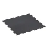 Aufsicht auf die Unterseite, also die Bodenseite von WARCO-Formteil 6450 - Fitnessgolv Kompakt im Format 100 × 100 × 0,8 cm.