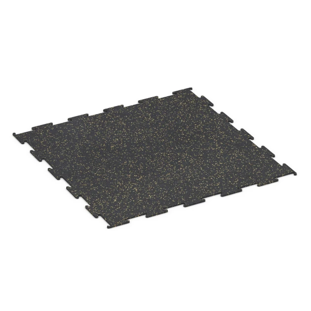 Aufsicht auf die Unterseite, also die Bodenseite von WARCO-Formteil 6454 - Fitnessgolv Kompakt im Format 100 × 100 × 0,8 cm.