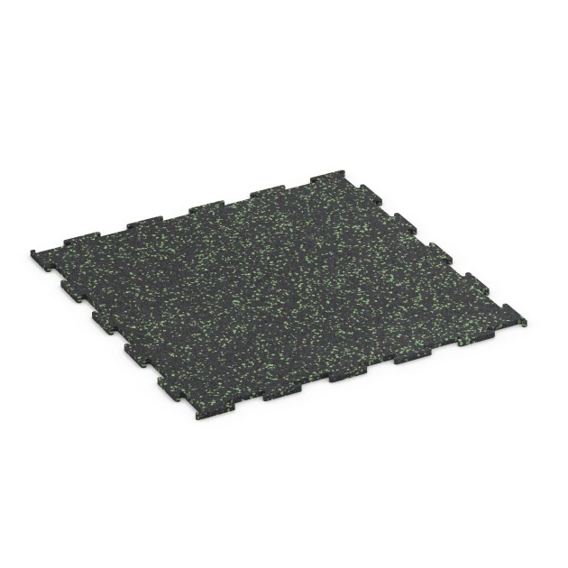 Aufsicht auf die Unterseite, also die Bodenseite von WARCO-Formteil 6459 - Fitnessgolv Kompakt im Format 50 × 50 × 0,8 cm.