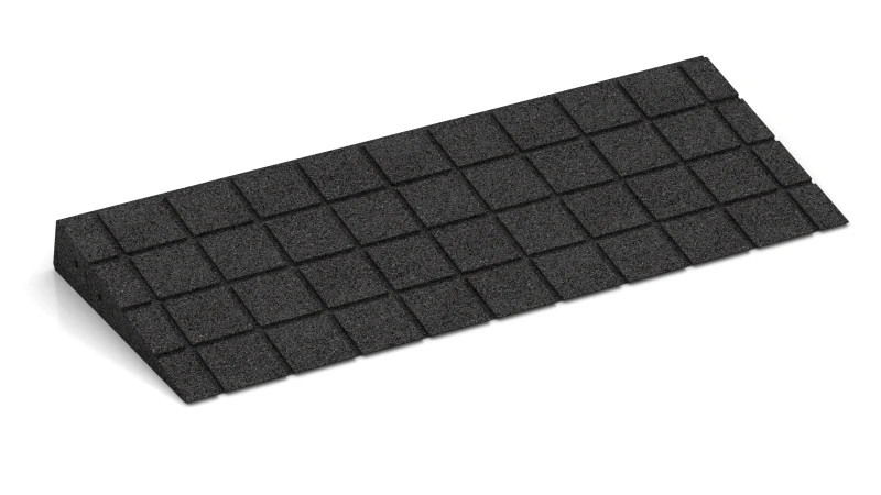 Dräneringskanaler i fyrkantigt mönster