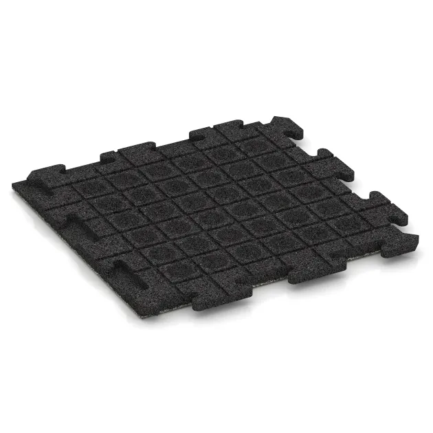 Aufsicht auf die Unterseite, also die Bodenseite von WARCO-Formteil 1208 - Poolplatta Klassisk im Format 500 x 500 x 30 mm.