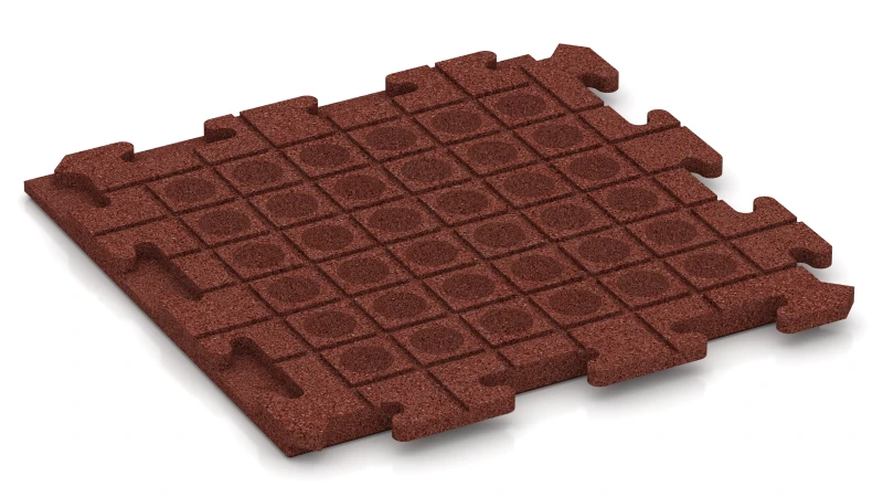 Dräneringskanaler och kupoler i kvadratisk struktur