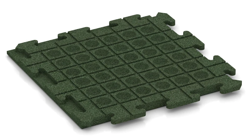 Dräneringskanaler och kupoler i kvadratisk struktur