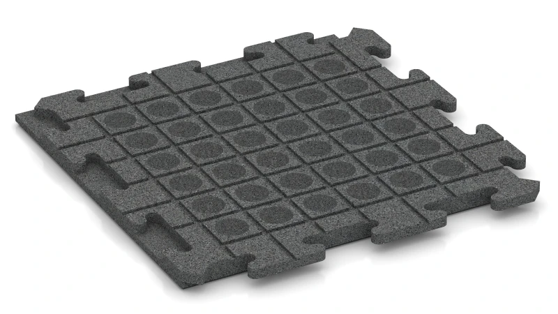 Dräneringskanaler och kupoler i kvadratisk struktur