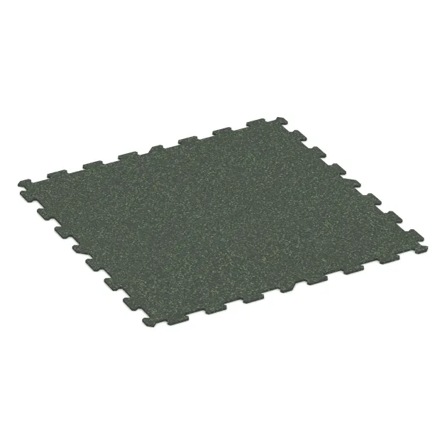 Aufsicht auf die Unterseite, also die Bodenseite von WARCO-Formteil 1022 - Fitnessgolv Kompakt im Format 970 x 970 x 8 mm | 0,94 m.