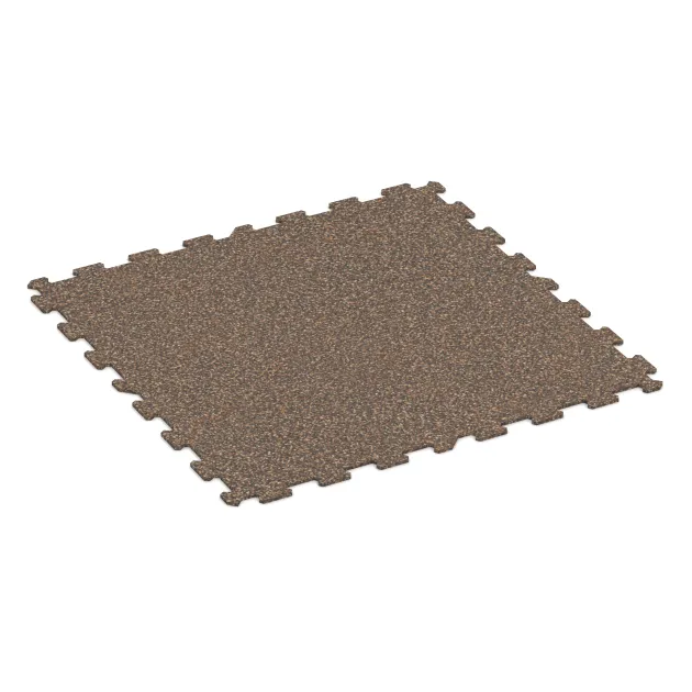 Aufsicht auf die Unterseite, also die Bodenseite von WARCO-Formteil 1024 - Fitnessgolv Kompakt im Format 970 x 970 x 8 mm | 0,94 m.