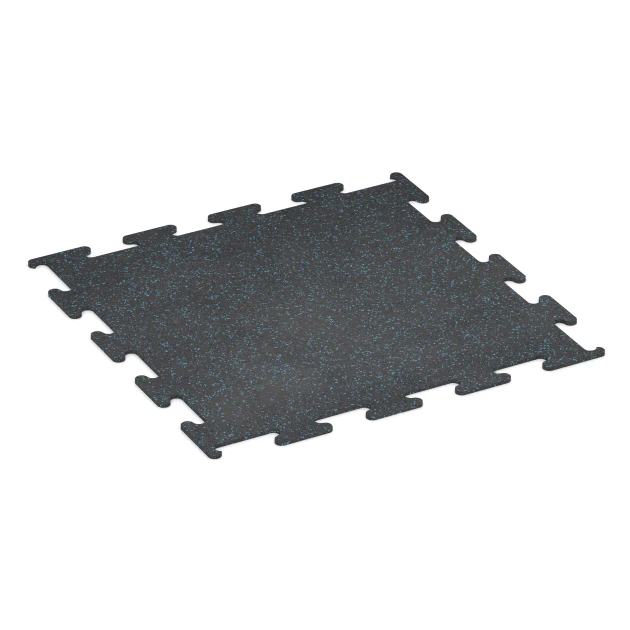 Aufsicht auf die Unterseite, also die Bodenseite von WARCO-Formteil 3754 - Fitness Performance Elite Träningsgolv im Format 100 x 100 x 1 cm | 1,00 m².