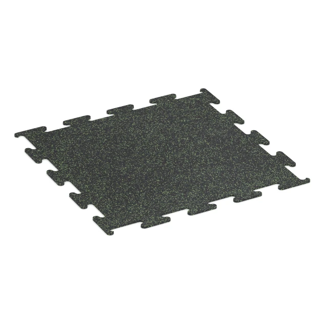 Aufsicht auf die Unterseite, also die Bodenseite von WARCO-Formteil 3755 - Fitness Performance Elite Träningsgolv im Format 100 x 100 x 1 cm | 1,00 m².