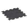 Aufsicht auf die Unterseite, also die Bodenseite von WARCO-Formteil 3777 - Fitness Performance Elite Träningsgolv im Format 100 x 100 x 1,5 cm | 1,00 m².