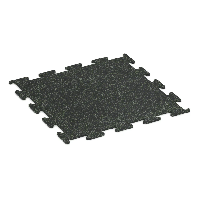 Aufsicht auf die Unterseite, also die Bodenseite von WARCO-Formteil 3759 - Fitness Performance Elite Träningsgolv im Format 100 x 100 x 1,5 cm | 1,00 m².