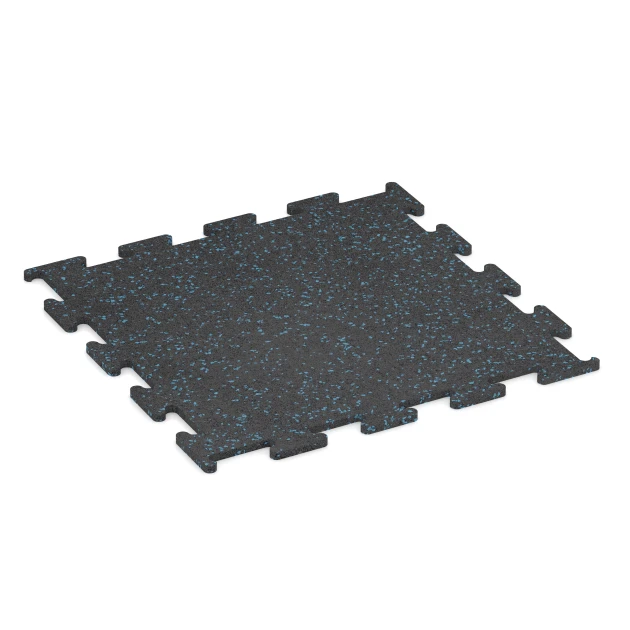 Aufsicht auf die Unterseite, also die Bodenseite von WARCO-Formteil 3766 - Fitness Performance Elite Träningsgolv im Format 50 x 50 x 1 cm | 0,25 m².