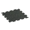 Aufsicht auf die Unterseite, also die Bodenseite von WARCO-Formteil 3767 - Fitness Performance Elite Träningsgolv im Format 50 x 50 x 1 cm | 0,25 m².