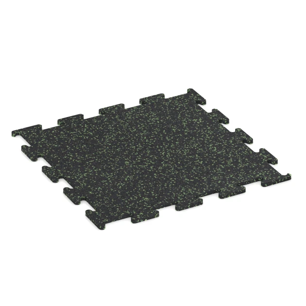 Aufsicht auf die Unterseite, also die Bodenseite von WARCO-Formteil 3767 - Fitness Performance Elite Träningsgolv im Format 50 x 50 x 1 cm | 0,25 m².