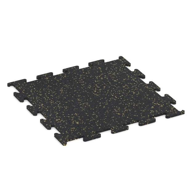 Aufsicht auf die Unterseite, also die Bodenseite von WARCO-Formteil 3764 - Fitness Performance Elite Träningsgolv im Format 50 x 50 x 1 cm | 0,25 m².