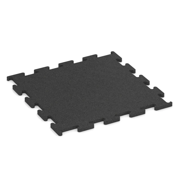 Aufsicht auf die Unterseite, also die Bodenseite von WARCO-Formteil 6166 - Fitness Performance Elite Träningsgolv im Format 50 x 50 x 1,5 cm | 0,25 m².