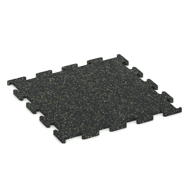 Aufsicht auf die Unterseite, also die Bodenseite von WARCO-Formteil 3771 - Fitness Performance Elite Träningsgolv im Format 50 x 50 x 1,5 cm | 0,25 m².