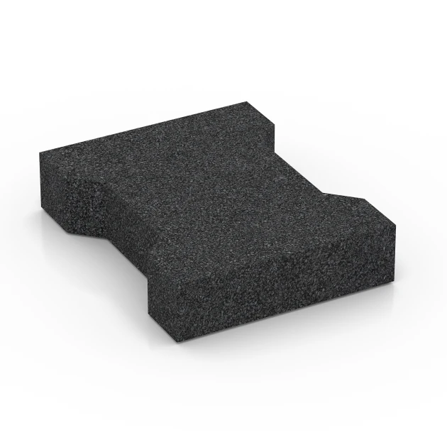 Aufsicht auf die Unterseite, also die Bodenseite von WARCO-Formteil 3844 - Marksten im Format 20 × 16,5 × 4,3 cm | 25 m².