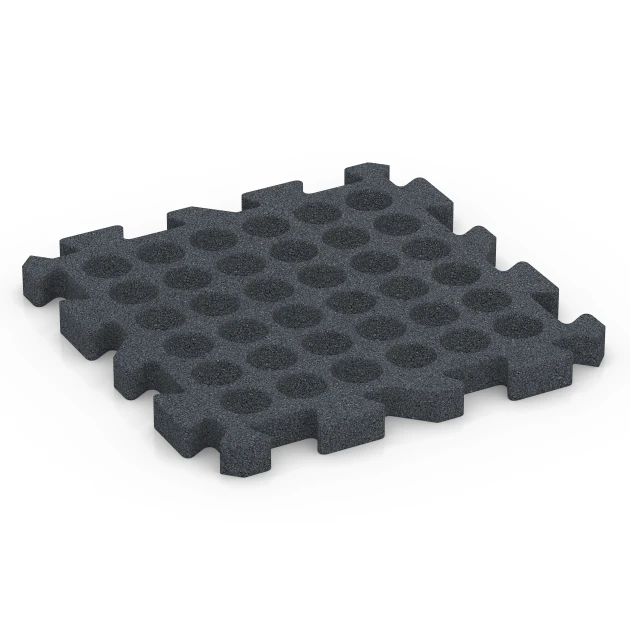 Aufsicht auf die Unterseite, also die Bodenseite von WARCO-Formteil 6983 - Bollplanplatta im Format 50 x 50 x 4 cm | 0,25 m².