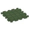 Aufsicht auf die Unterseite, also die Bodenseite von WARCO-Formteil 6614 - Poolunderlag im Format 50 x 50 x 3 cm | 0,25 m².