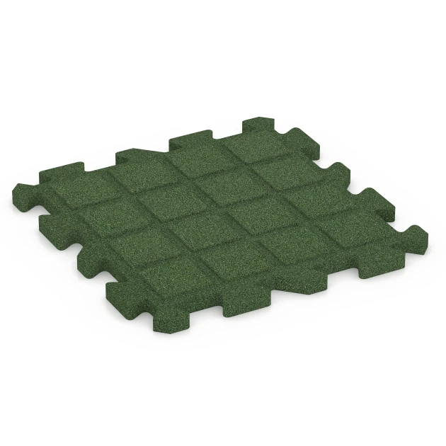 Aufsicht auf die Unterseite, also die Bodenseite von WARCO-Formteil 6614 - Poolunderlag im Format 50 x 50 x 3 cm | 0,25 m².