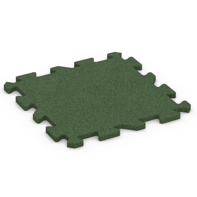 Aufsicht auf die Unterseite, also die Bodenseite von WARCO-Formteil 6985 - Gymgolv im Format 50 x 50 x 2 cm | 0,25 m².