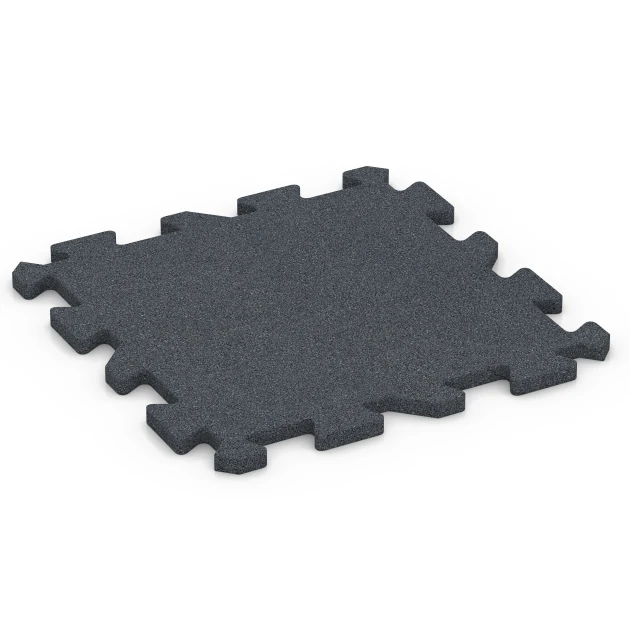 Aufsicht auf die Unterseite, also die Bodenseite von WARCO-Formteil 6986 - Gymgolv im Format 50 x 50 x 2 cm | 0,25 m².