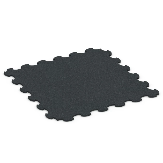 Aufsicht auf die Unterseite, also die Bodenseite von WARCO-Formteil 6376 - Fitness Skyddsmatta im Format 102,5 x 102,5 x 1,5 cm | 1,05 m².