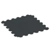 Aufsicht auf die Unterseite, also die Bodenseite von WARCO-Formteil 6377 - Fitness Skyddsmatta im Format 102,5 x 102,5 x 2 cm | 1,05 m².