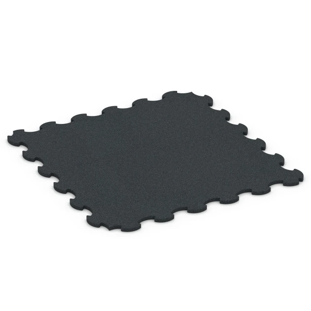 Aufsicht auf die Unterseite, also die Bodenseite von WARCO-Formteil 6377 - Fitness Skyddsmatta im Format 102,5 x 102,5 x 2 cm | 1,05 m².