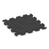 Aufsicht auf die Unterseite, also die Bodenseite von WARCO-Formteil 6865 - Fitness Max gymgolv im Format 46 x 46 x 1,8 cm.