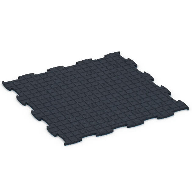 Aufsicht auf die Unterseite, also die Bodenseite von WARCO-Formteil 6875 - Fitness Max gymgolv im Format 97,1 x 97,1 × 1,8 cm.
