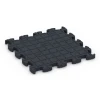 Aufsicht auf die Unterseite, also die Bodenseite von WARCO-Formteil 6846 - Fitness Active gymgolv im Format 44,6 x 44,6 × 2,8 cm.