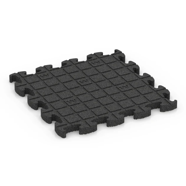 Aufsicht auf die Unterseite, also die Bodenseite von WARCO-Formteil 6877 - Fitness Max gymgolv im Format 46 x 46 × 2,8 cm.