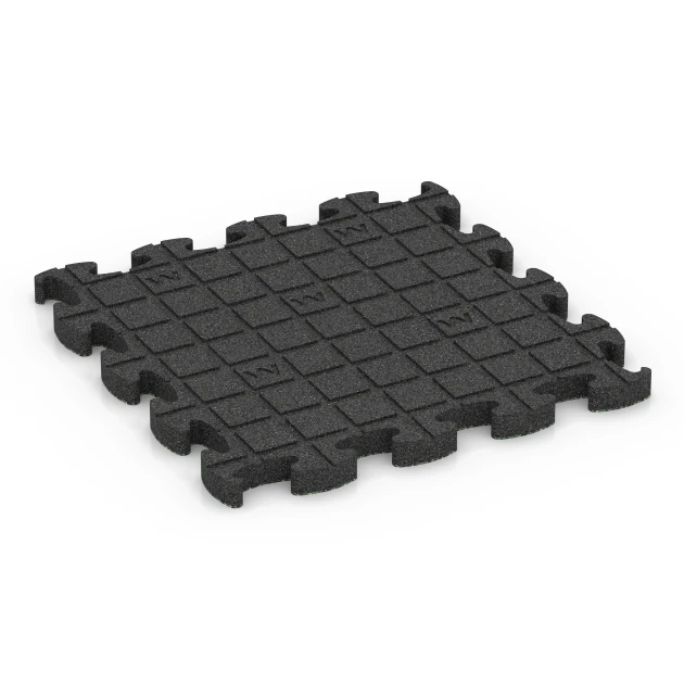 Aufsicht auf die Unterseite, also die Bodenseite von WARCO-Formteil 6879 - Fitness Max gymgolv im Format 46 x 46 × 2,8 cm.