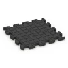 Aufsicht auf die Unterseite, also die Bodenseite von WARCO-Formteil 6885 - Fitness Max gymgolv im Format 46 x 46 × 2,8 cm.