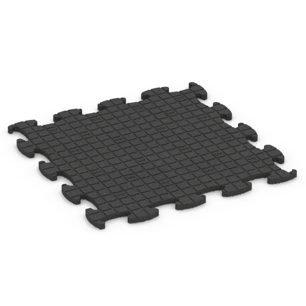 Aufsicht auf die Unterseite, also die Bodenseite von WARCO-Formteil 6851 - Fitness Active gymgolv im Format 98 x 98 x 2,8 cm.