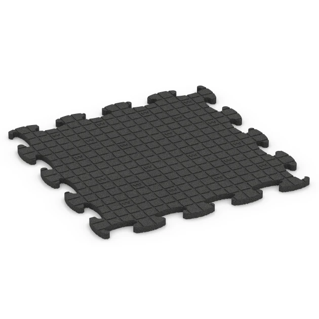 Aufsicht auf die Unterseite, also die Bodenseite von WARCO-Formteil 6886 - Fitness Max gymgolv im Format 98 x 98 x 2,8 cm.
